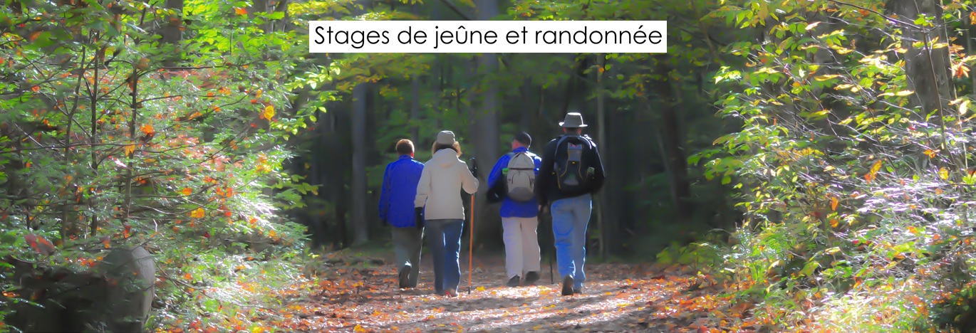 Stages de jeûne et randonnée